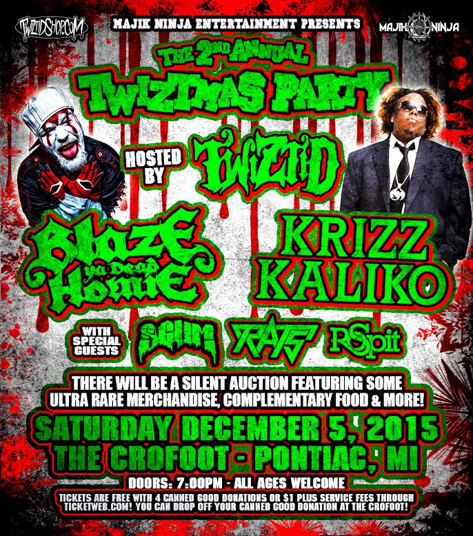 Krizz Kaliko at The 2nd Annual Twiztmas