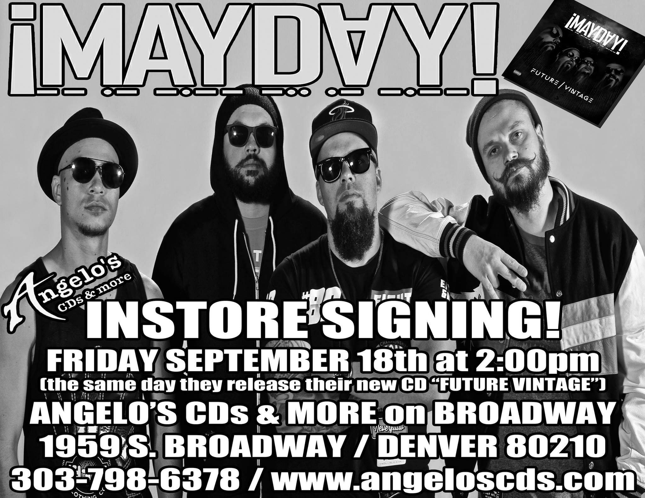 ¡Mayday! Future Vintage Release In Store Signing