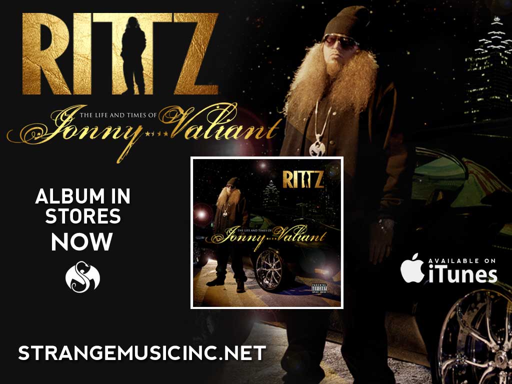 Rittz - The Life and Times of Jonny Valiant CD - Pre Sale Ship Date 4/30/2013