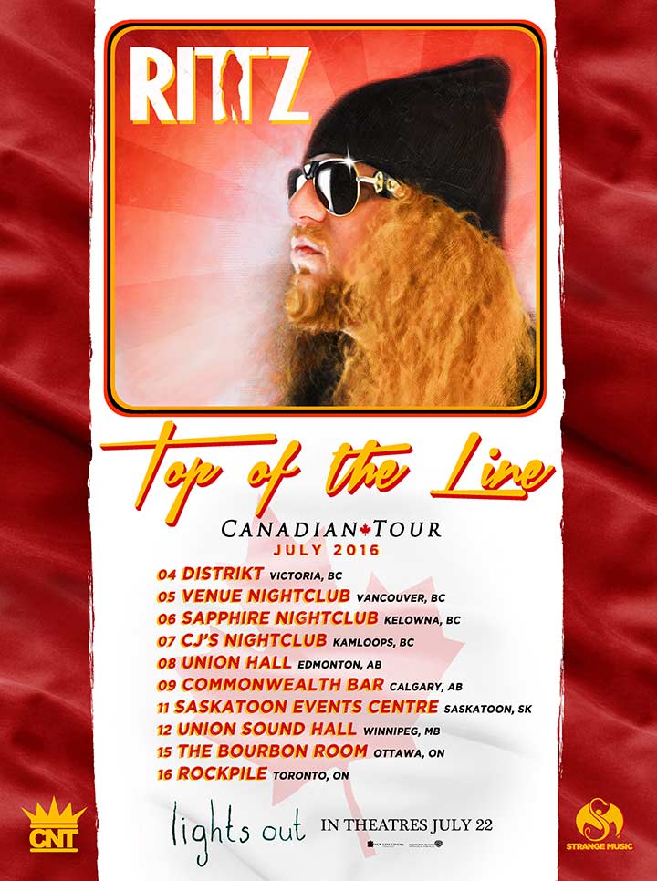 Rittz -  Top of the Line Canadian Tour