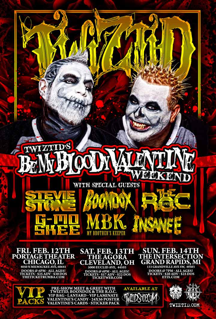 Stevie Stone - Twiztid's Be My Bloody Valentine Weekend