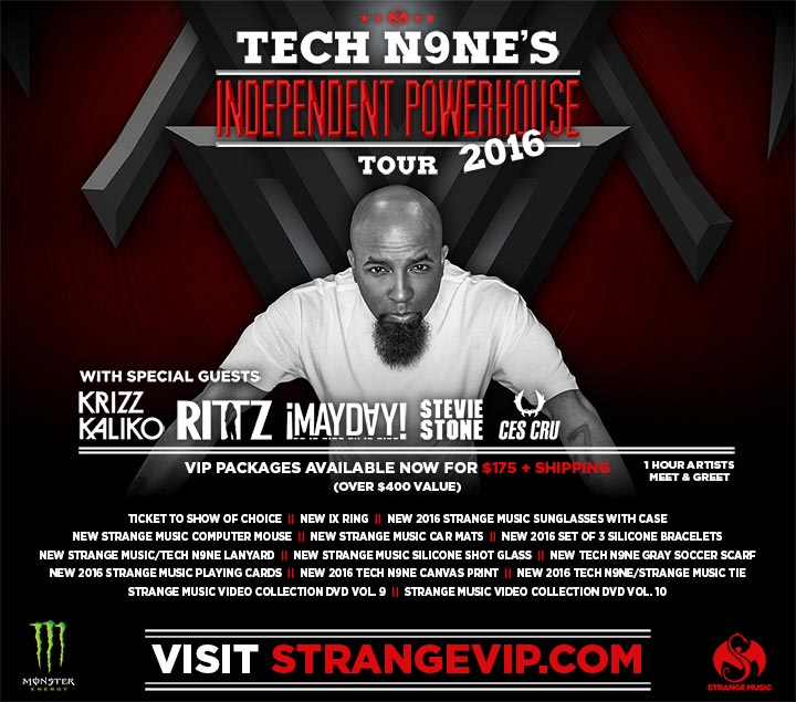 Tech N9ne's Independent Powerhouse Tour 2016